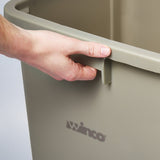 Tall Square Trash Can