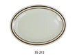 Yanco Sesame 12" X 9" Oval Platter
