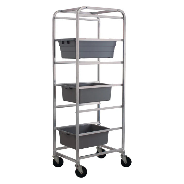 6-Tier Aluminum Bus Box Cart | High-Capacity, Durable & NSF Listed