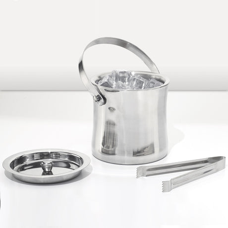 Double-Wall Ice Bucket, 60 oz., Stainless Steel