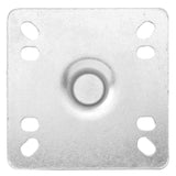 Universal Caster Set with Brake, 4" Square Plate, 5" Wheels
