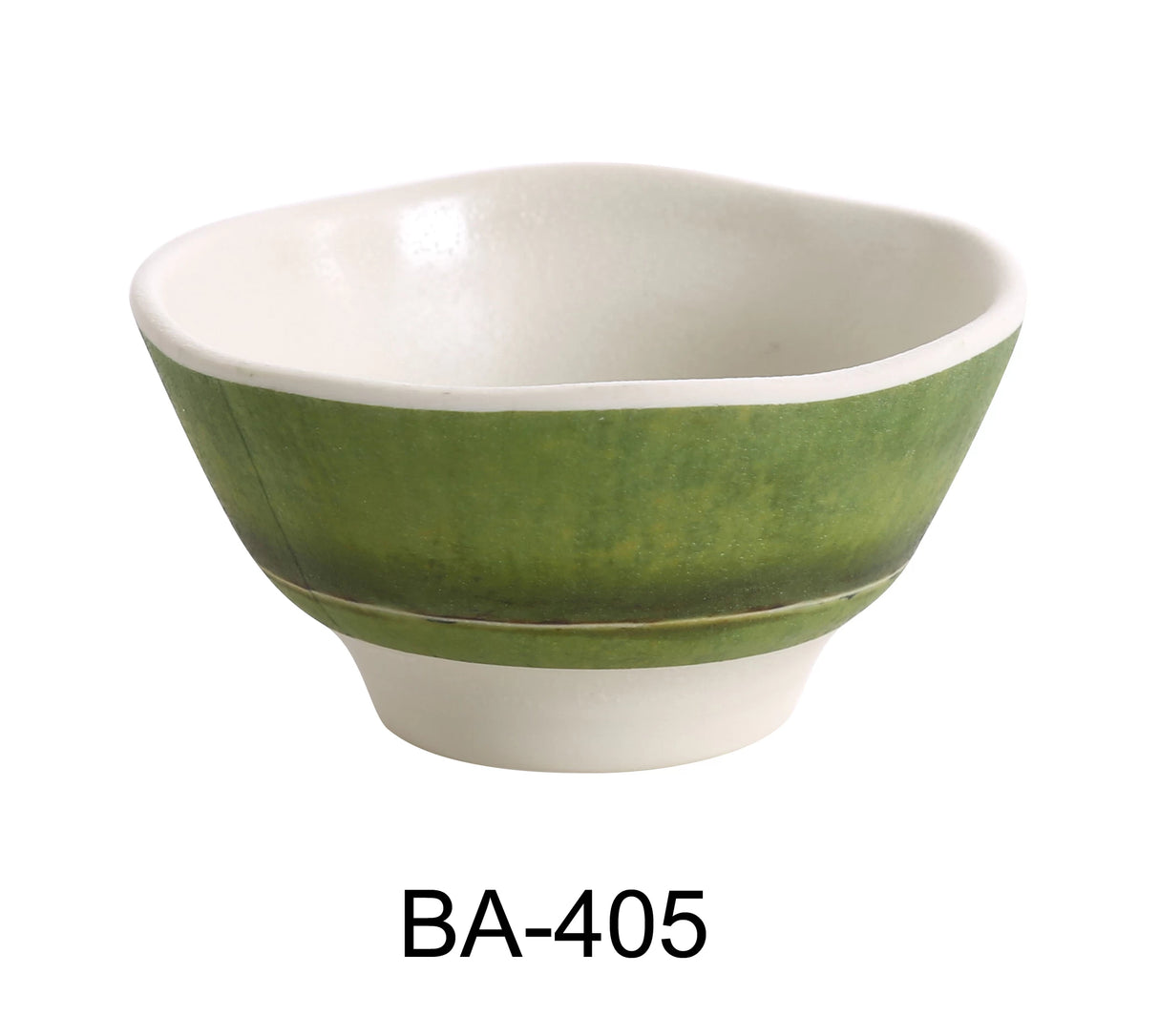 Yanco Bamboo Style 4 1/2" X 2 1/2" MISO SOUP BOWL 10 OZ