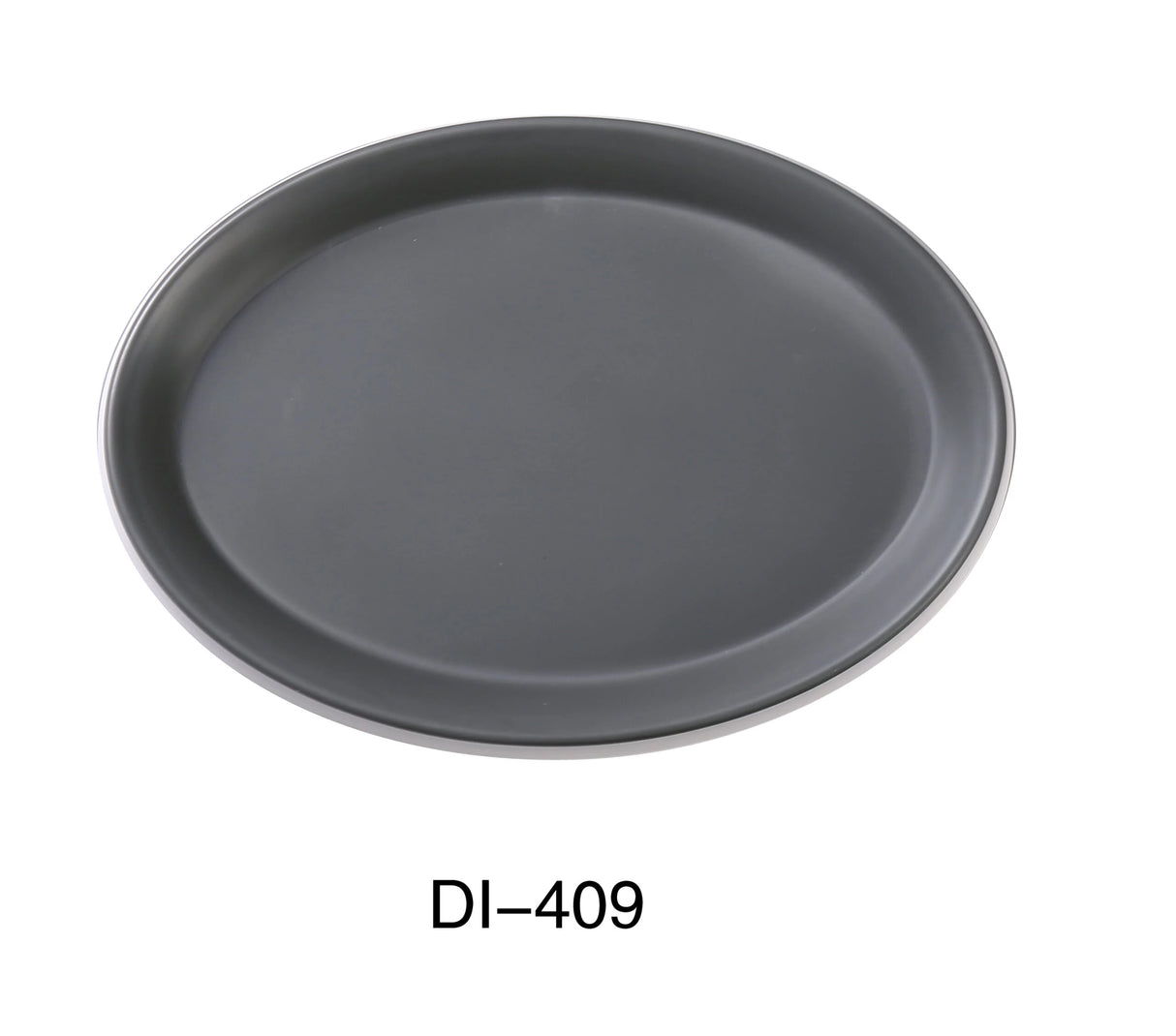 Yanco DISCOVER	9" X 1 1/4"H OVAL PLATE