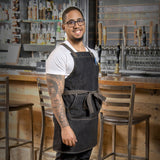 Heavyweight Denim Bib Apron, Cross-Back