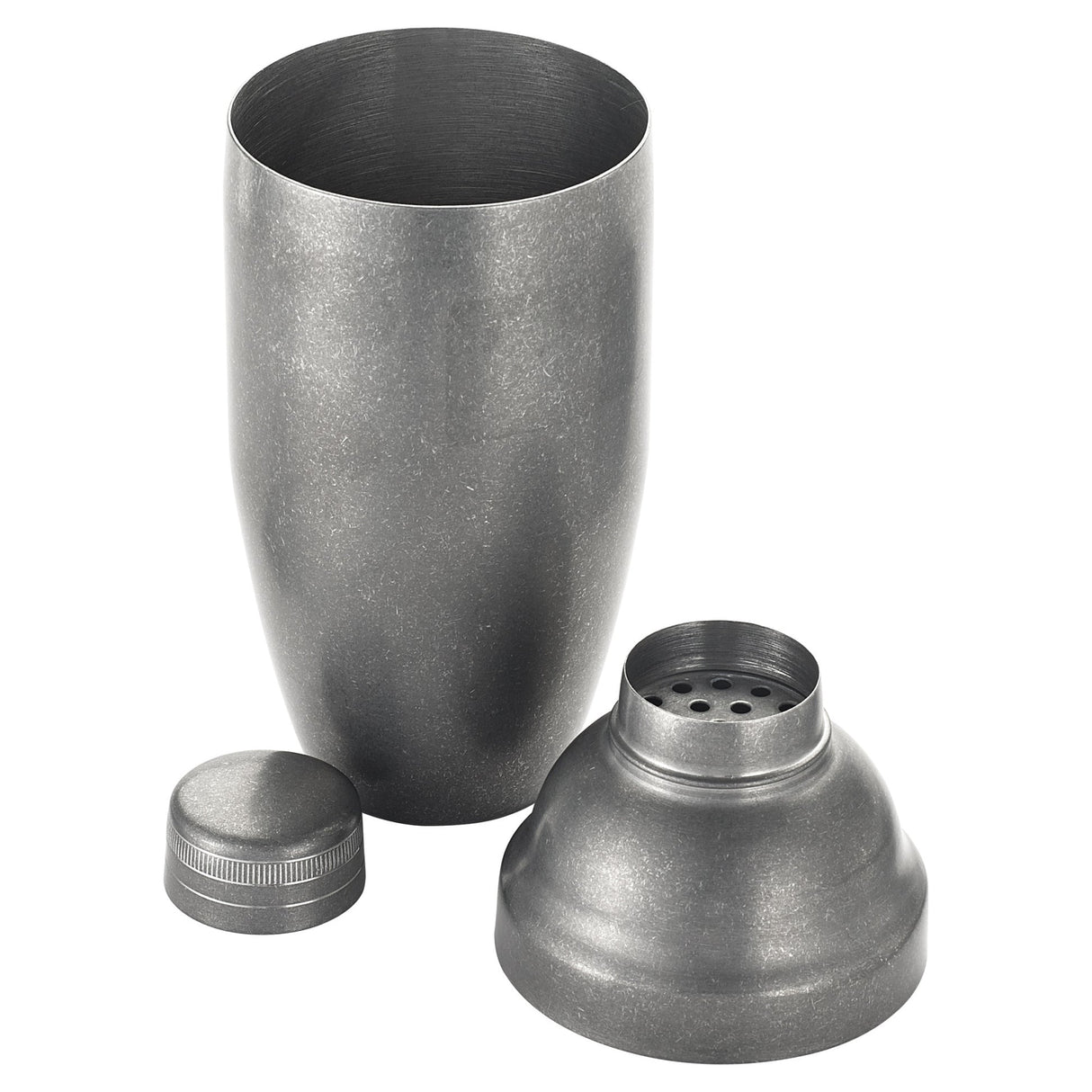 After5 24 oz Bar Shaker, 3 Piece Set, Crafted Steel