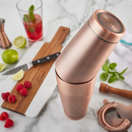 After5 28 oz Bar Shaker Cup, Antique Copper