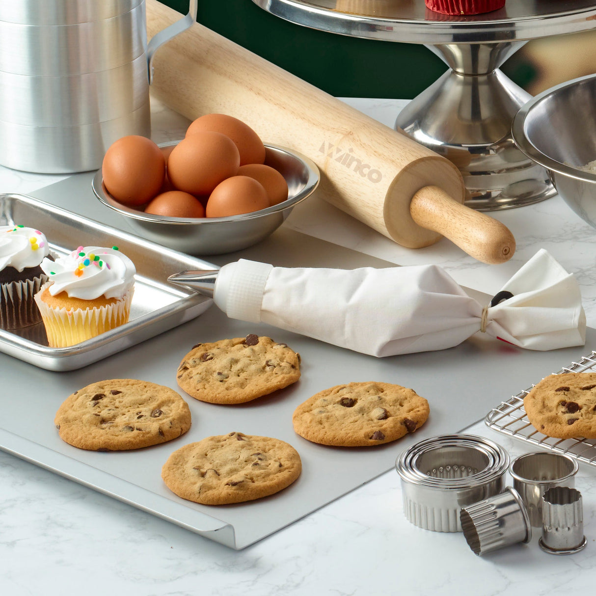 Pastry Bag, Cotton with Plastic Coating