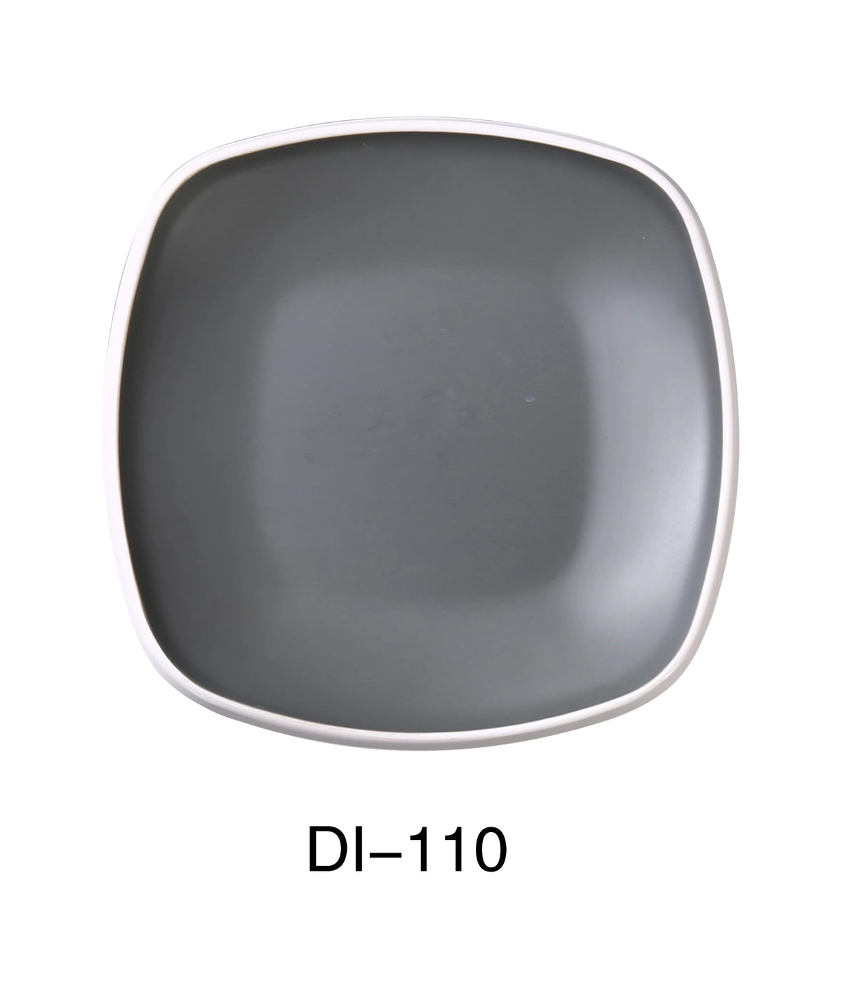 Yanco DISCOVER	10" X 1 1/4"H SQUARE PLATE