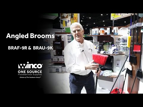 Broom Handle, Fiberglass with Textured Grip
