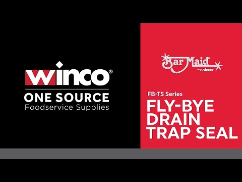 Bar Maid Fly-Bye Floor Drain Trap Seal for 2" Drain Pipes