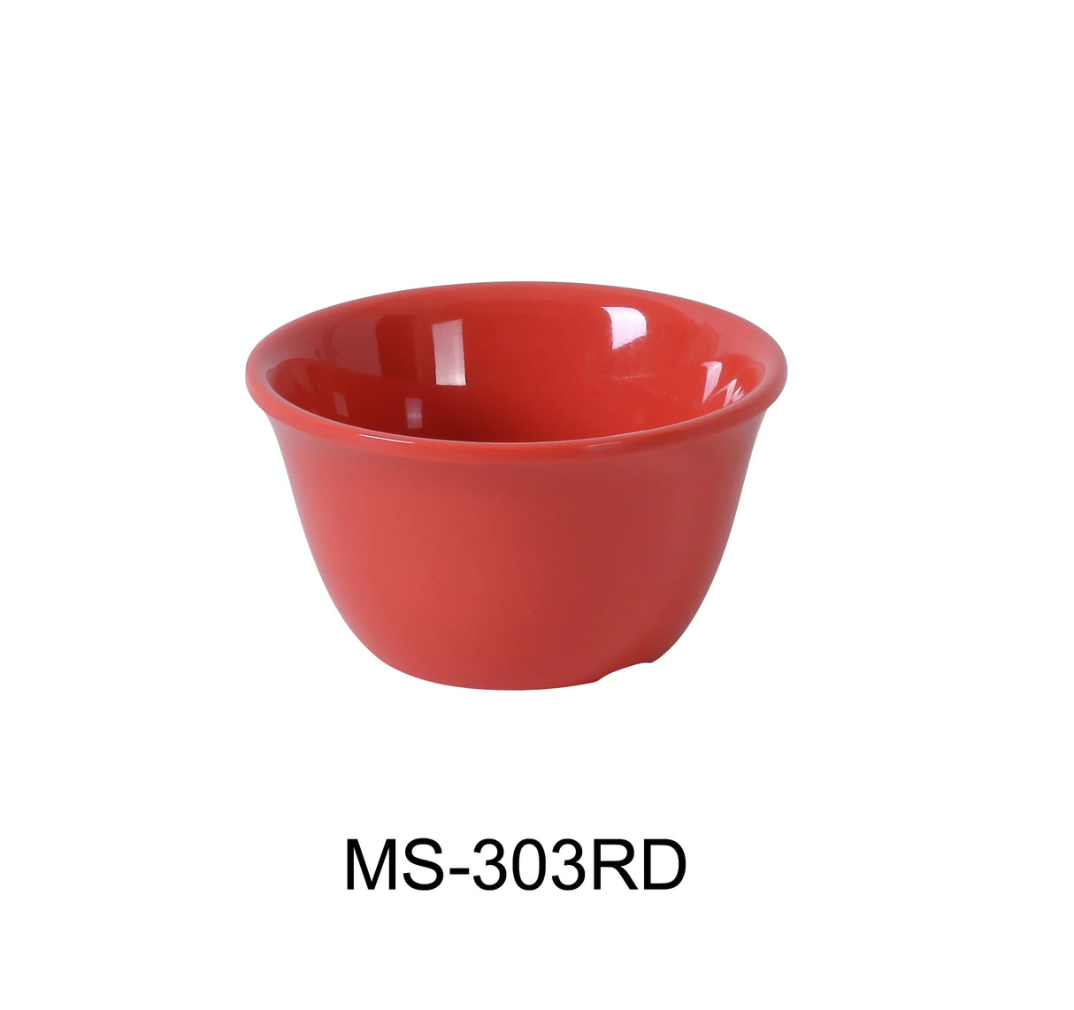 Yanco MILE STONE 4" X 2"H Bouillon Cup - 7 OZ Orange Red