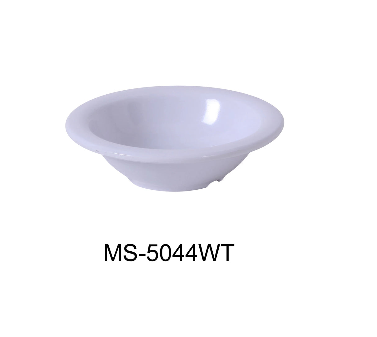 Yanco MILE STONE  4 3/4" FRUIT BOWL - 4.5 OZ WHITE