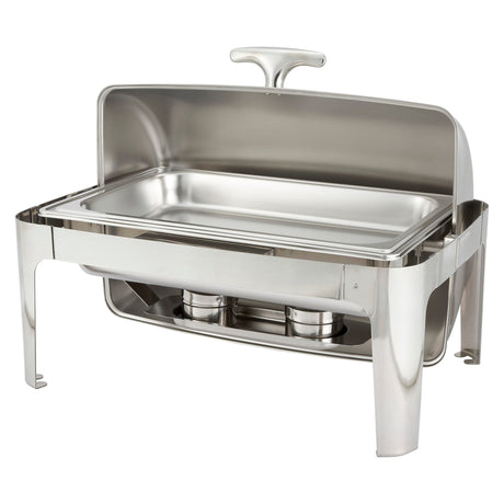 Madison Collection 8 Quart Full-Size Roll-Top Chafer, Heavyweight