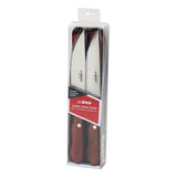 Jumbo Steak Knives, 4-3/4" Blade, Polywood Handle, Pointed Tip