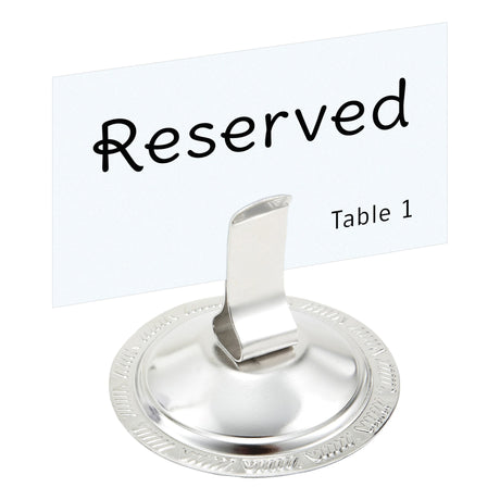 Menu Holder, Clip