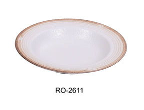 Yanco Rockeye - 2  11" X 8" X 1 3/4" Pasta Bowl 16 Oz