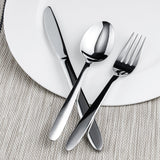 Flute Dinner Fork, 18/0 Heavyweight