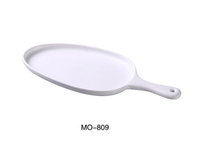 Yanco Moderne 15 1/2" X 7 1/2" X 1 1/4" Pan Plate With Handle