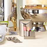 Round Sugar Packet Holder, Stainless Steel