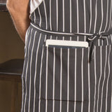 Bib Apron, 34"x 27", Chalkstripe