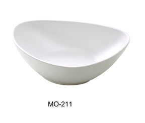 Yanco Moderne 11" X 9" X 3" Deep Triangle/Pasta Plate 60 Oz