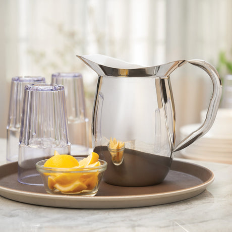 2 Qt S/S Bell Pitcher