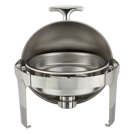 Madison Collection 6 Quart Round Roll-Top Chafer, Heavyweight