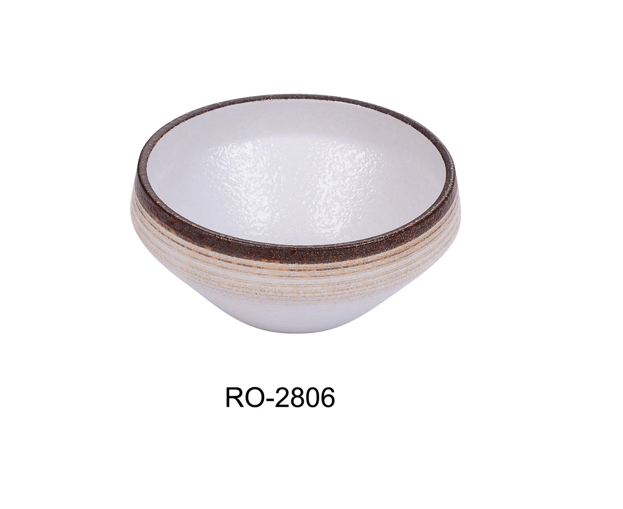 Yanco Rockeye - 2  6 3/4" X 3 1/4" Fusion Bowl 30 Oz